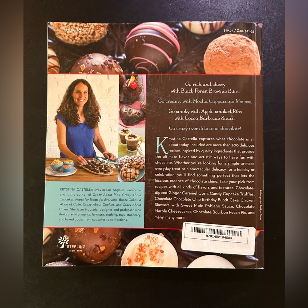 Crazy About Chocolate Recipes-Brownie Bites to Apple smoked Ribs w/cocoa bbq - Picture 2 of 8